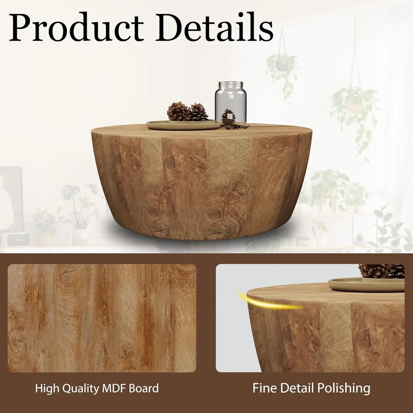 30″ Round Coffee Table