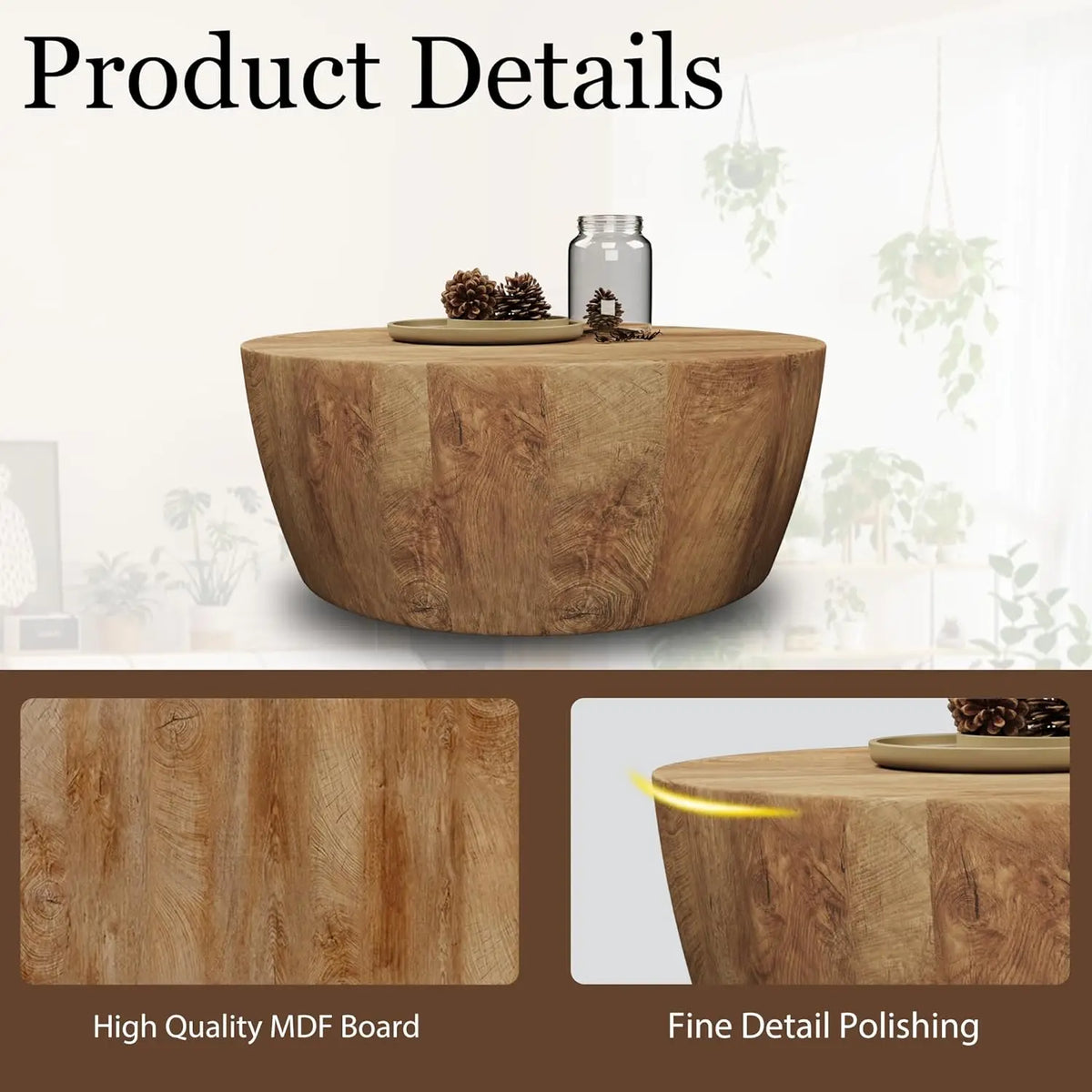 30″ Round Coffee Table