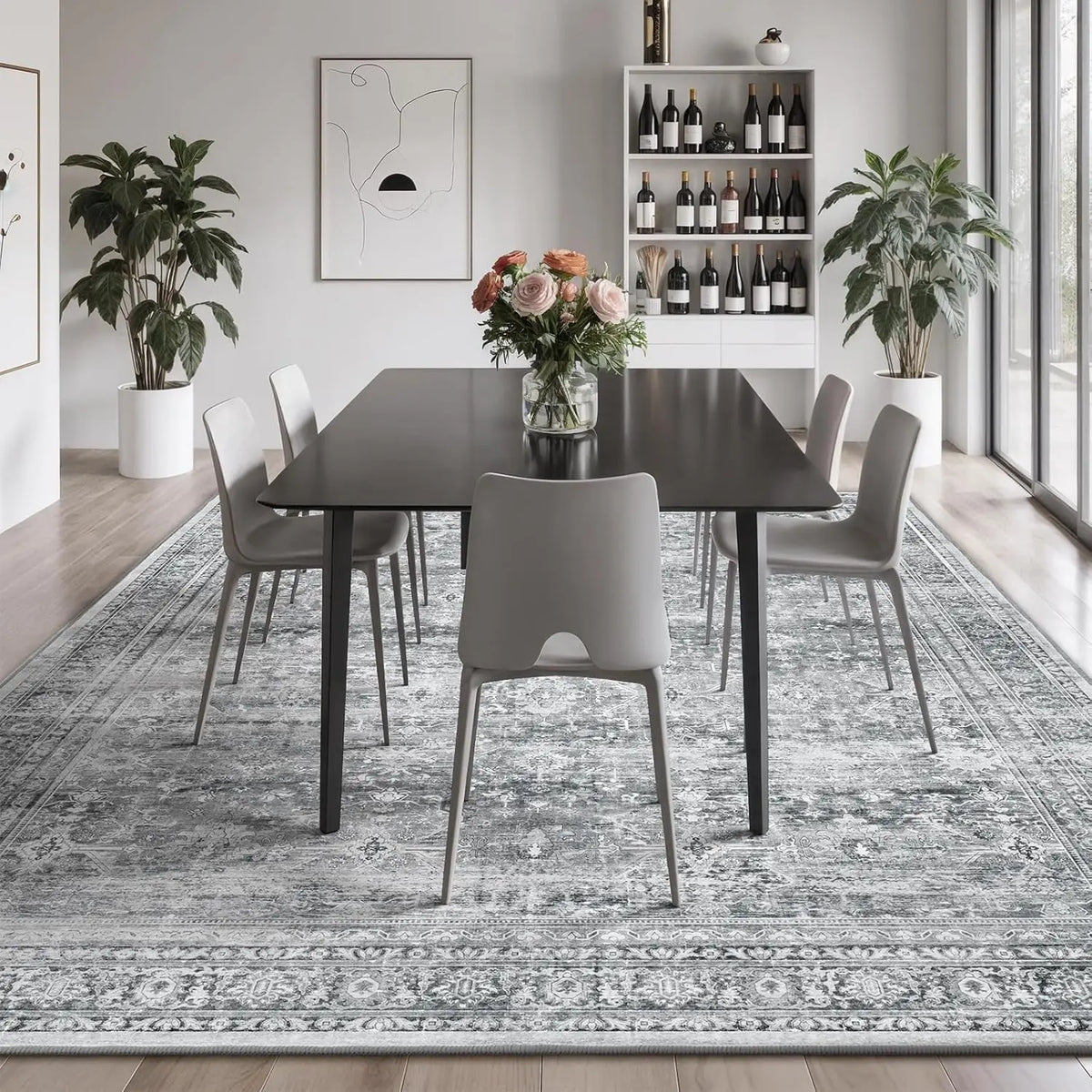 Washable Non-Slip Area Rug