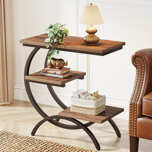 Rolling C-Side Table — Sofa & Bedside Companion